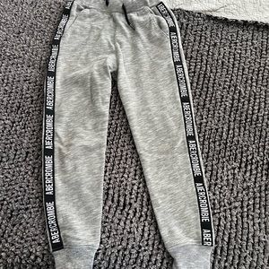 Abercrombie gray joggers size 9/10